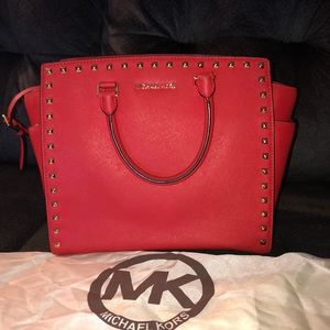 Micheal Kors Selma Satchel with Studs